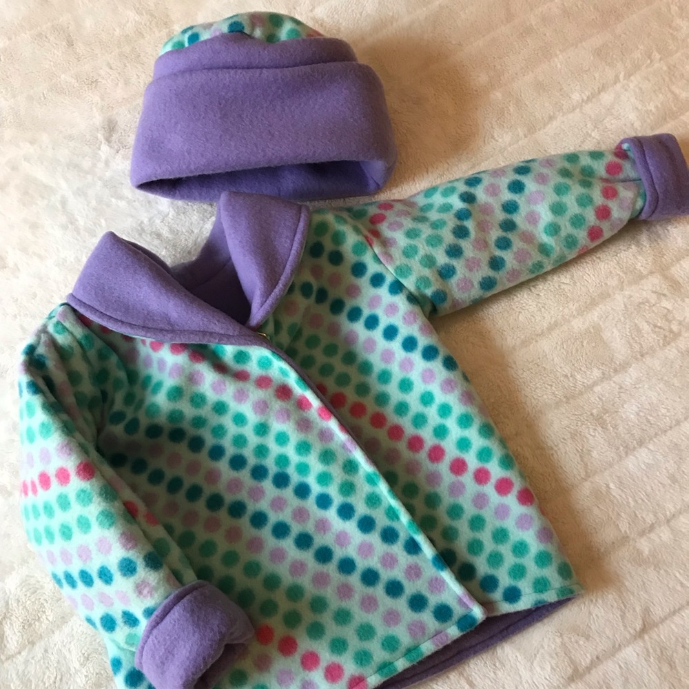 Jacket with matching hat